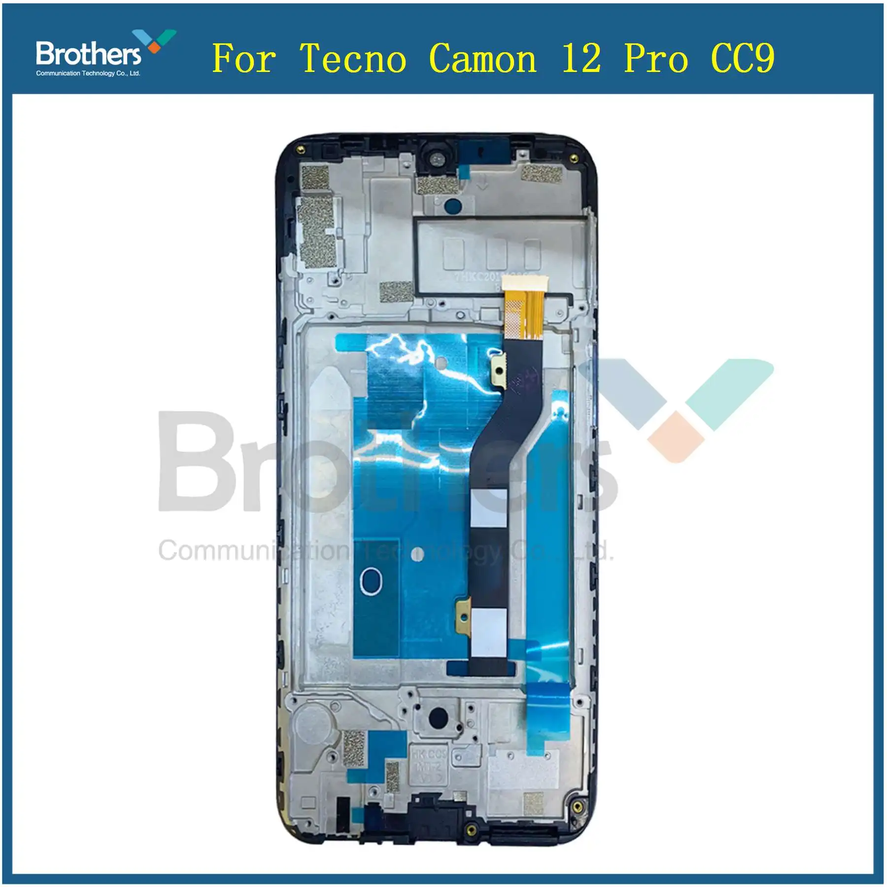 

6.35" OLED Support Fingerprint For Tecno Camon 12 Pro CC9 LCD Display Touch Screen Digitizer Assembly Repair Replacement Parts