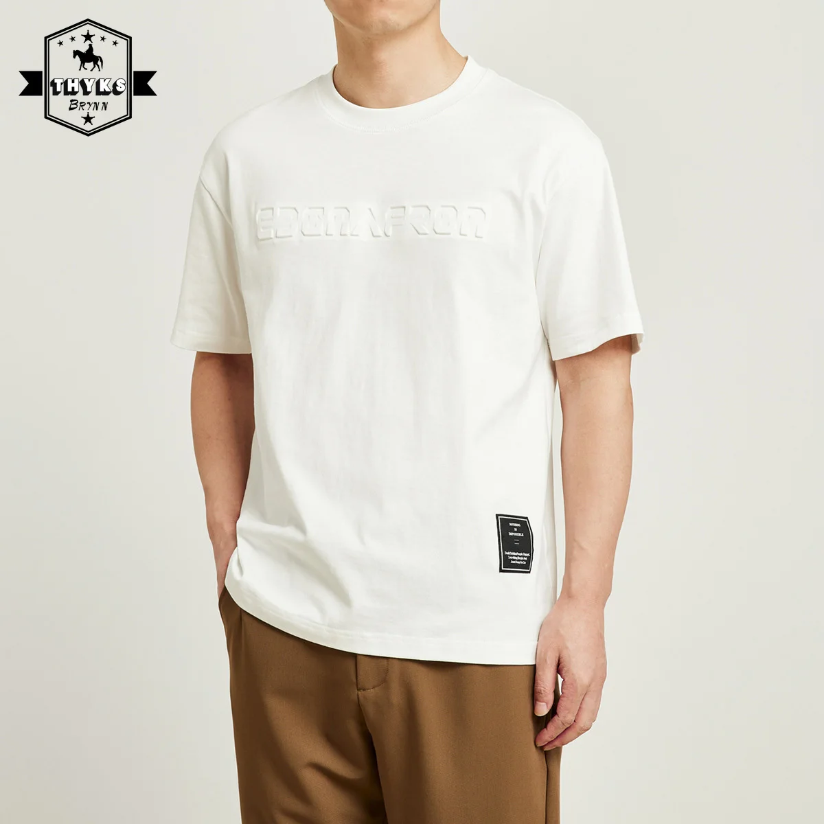 

Pure Cotton T-Shirts Short Sleeve Men Casual Soild T-Shirts Comfortable 100% Purified Cotton Quality Streetwear Men's Tees Tops