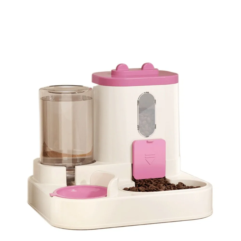 

Automatic Automatic Cat Water Feeder With Water Fountain Dry Wet Separation Pet Water Dispenser 2-in-1 Large Capacity