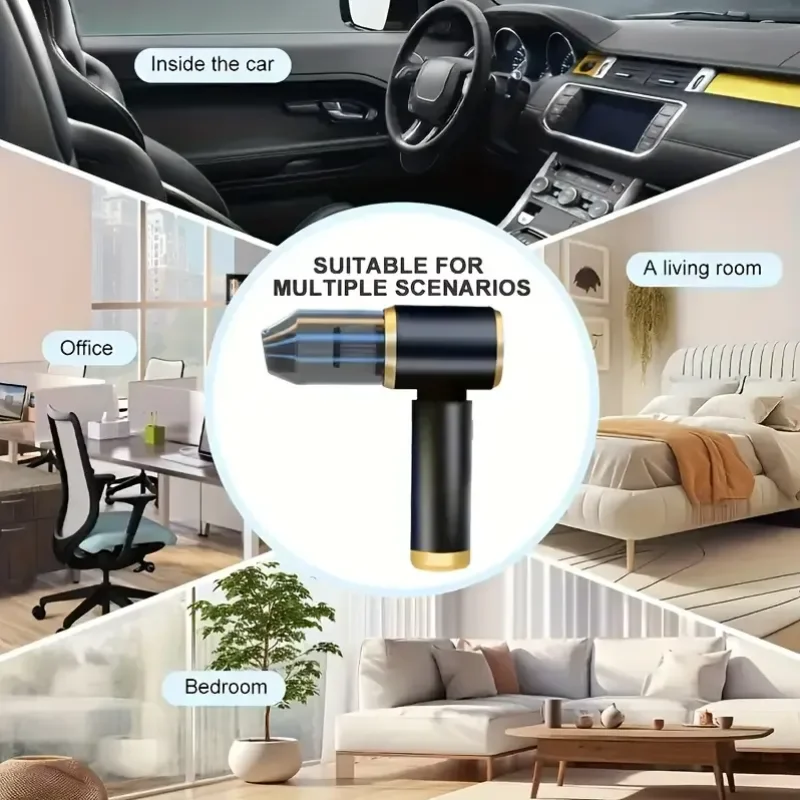 4000Pa Handheld Car Vacuum Air Blower USB Charging Mini Vacuum Car Cleaner For Car Home Appliance Portable Wireless Cleaner