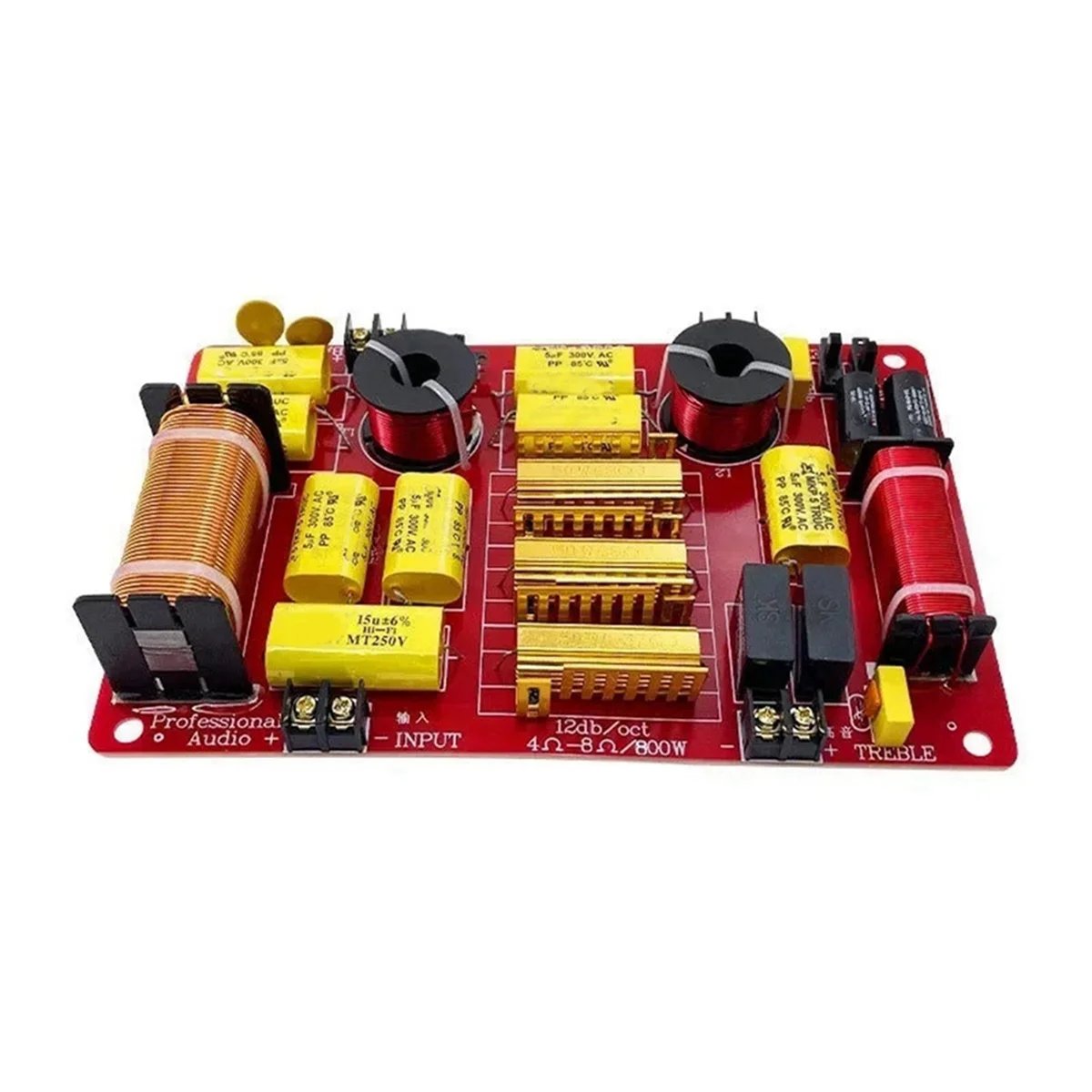 HHTL Frequency Divider Card Box High-Power High-Fidelity High-Middle-Low Three-Way Sound Divider