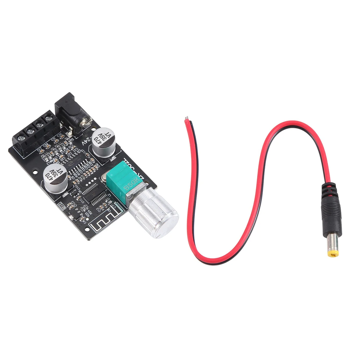 T06C-ZK-502L Module Bluetooth 5.0 Wireless Audio Digital Power Amplifier Stereo Board 50Wx2 Bluetooth Amp Amplificador