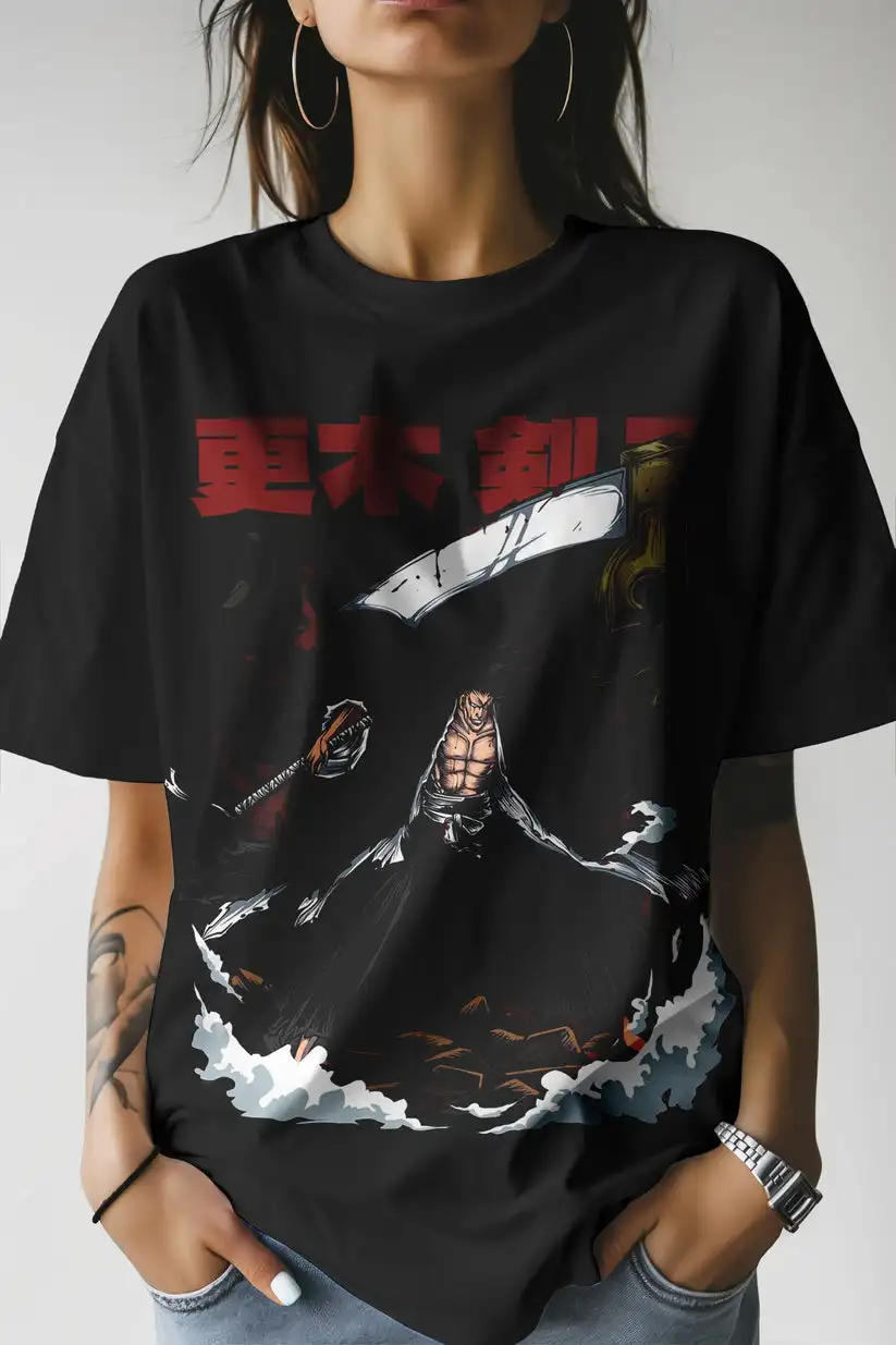 Bleach Zaraki Kenpachi Bankai T-Shirt view 5