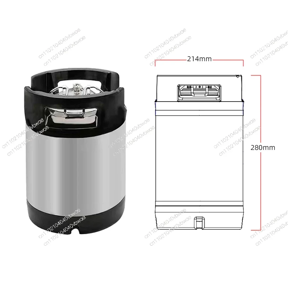 Suitable for stainless steel 19L Pepsi bucket, Coke bucket, two keg beer bucket with faucet