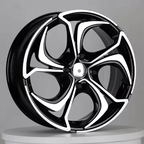Custom line spoke high performance alloy rim compact sedan aftermarket modification replacement wheel