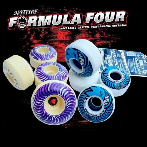 Rueda de monopatín Spitfire original 58mm 52mm 101duro 53mm 54mm 56mm 99duro 80HD rueda de monopatín para monopatín