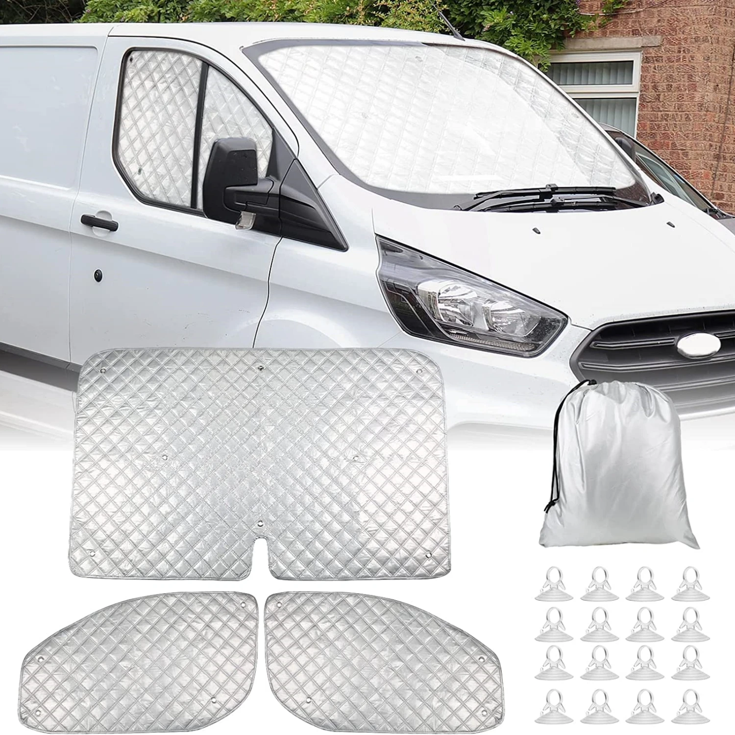 

Для Ford Transit Custom MK8 2012-2022 внутренние термо жалюзи, оконная крышка, комплект жалюзи, аксессуары для кемпера