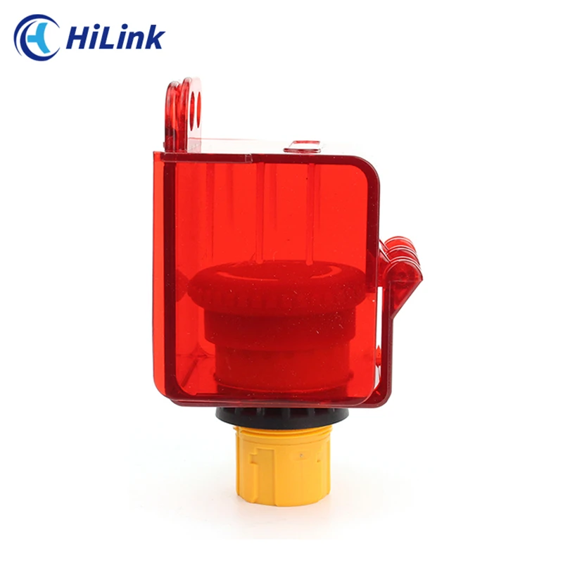 Red Warning Mark Color Avoid Acciently Touch,Electrical Emergency Stop Change-Over Switch Button Cover Lockout