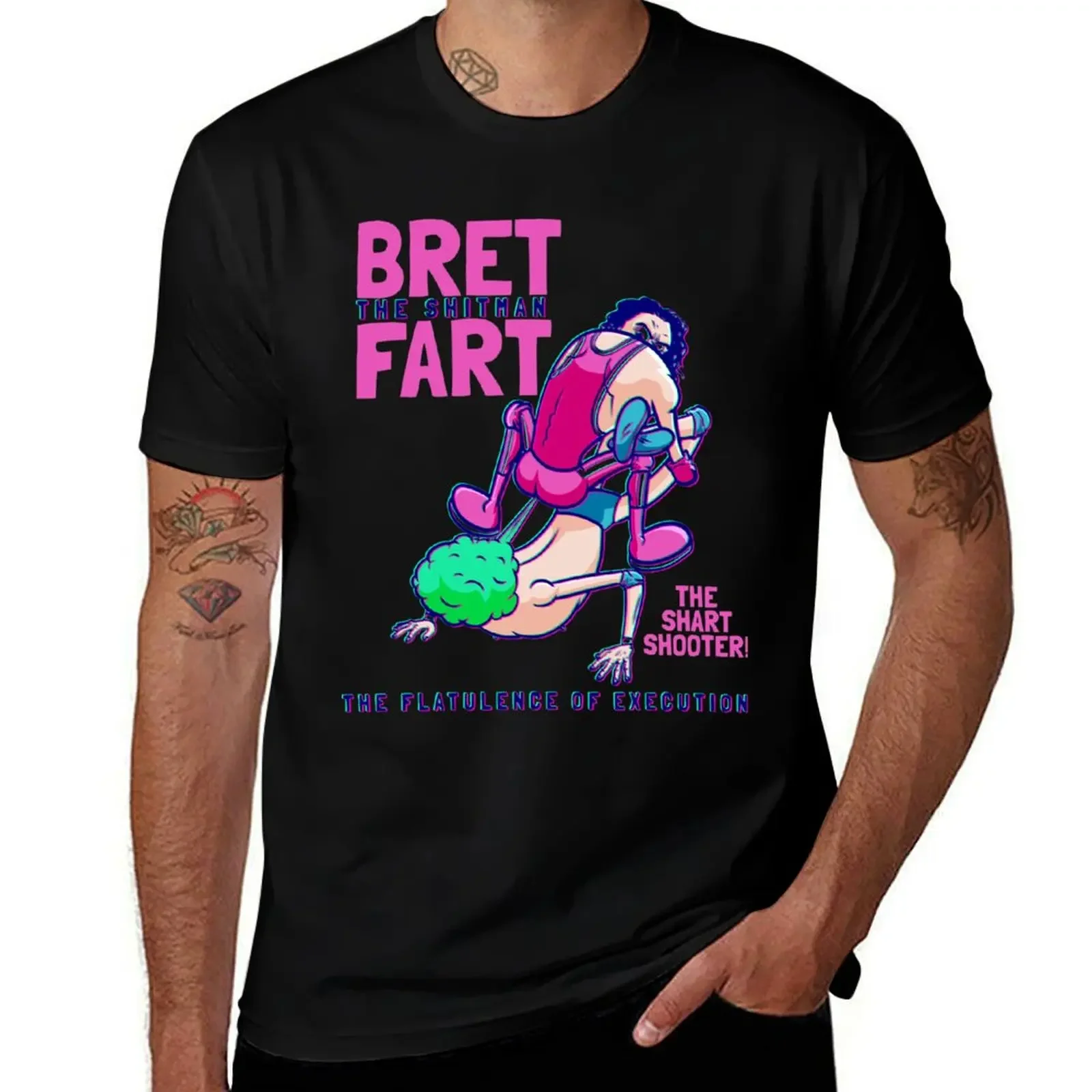 

Bret Fart T-Shirt vintage graphic tee tshirts personalised Aesthetic clothing T-shirts oversize T-shirts for men cotton