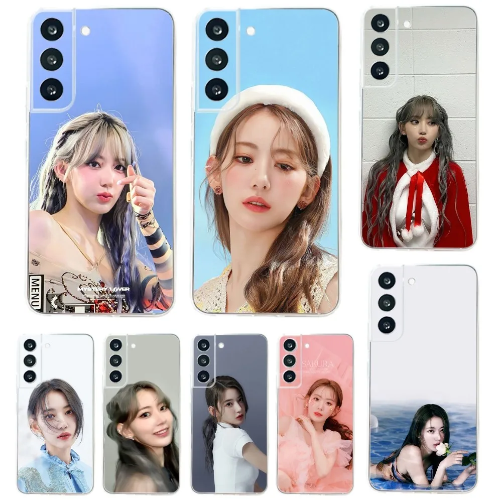 M-Miyawaki Sakura Phone Case For Samsung Galaxy A71,70,52,51,40,31,A50,30S,21S,03S,Note20ultra Transparent Cover