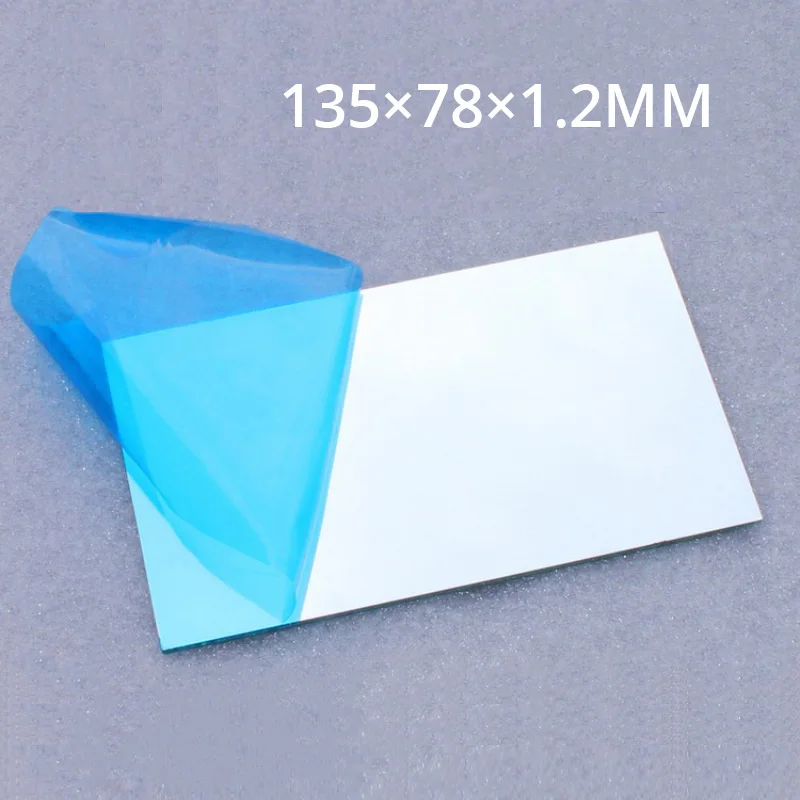 

1pc 135*78*1.2mm Mini Projector Front Surface Reflector Projector Mirror DIY Accessories High Reflectivity Lens