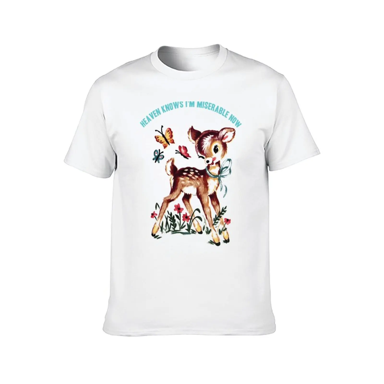 Heaven Knows I'm Miserable Now T-Shirt boys animal print oversized t shirt cotton graphic tees mens big and tall t shirts - Image 2