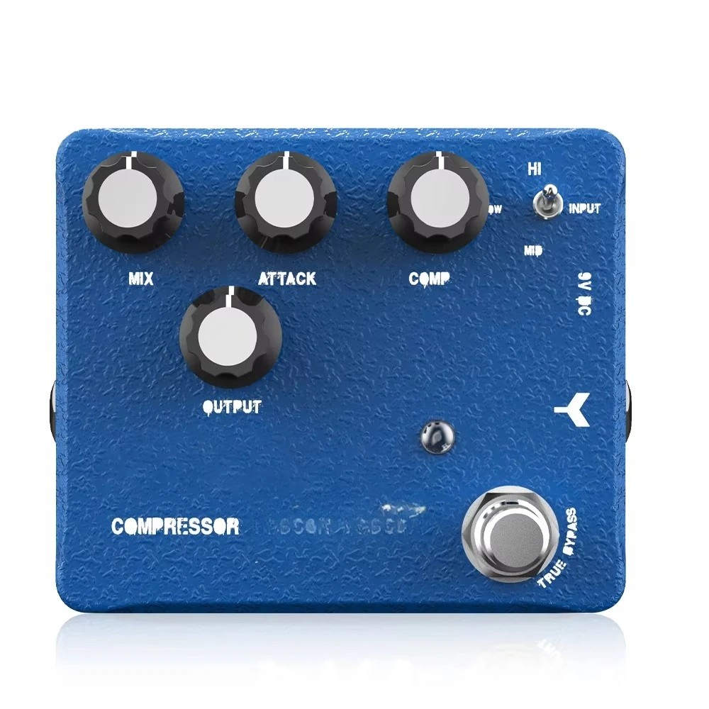 Dr. J Series D55 Compressor Guitar Pedal with Sustain Effects 3 Band EQ Metal Knob/Buttons/Pedal Control