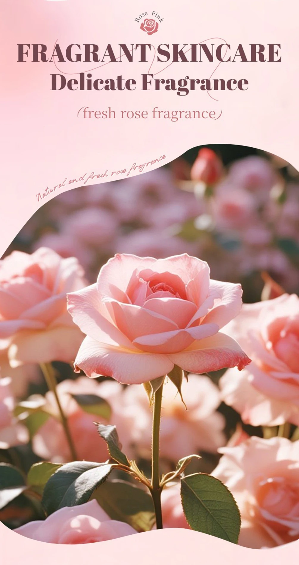 شعار مخصص الوجه جوهر العلامة الخاصة السائبة زهرة الورد النفط عالية النقاء ترطيب ترطيب إصلاح ماكياج القسوة الحرة