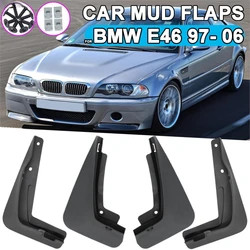4 Stück vordere hintere Schmutz fänger Spritz schutz Kotflügel Kotflügel Kotflügel für BMW 3er E46 1999-2002 Schmutz fänger 1997 2006 01 02 03 04 05