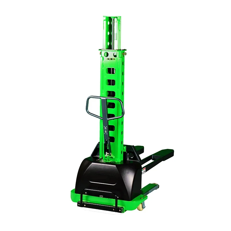 Factory Direct 1 Ton Self-Loading Electric Stacker Portable Electric Forklifts for Sale