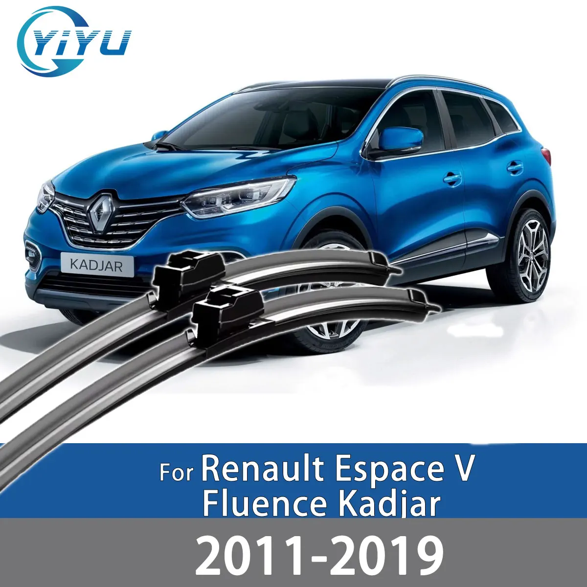 2PCS Auto Front Wischer Klingen Für Renault Espace V Fluence Kadjar 2011-2019 Windschutzscheibe Windschutz Zubehör