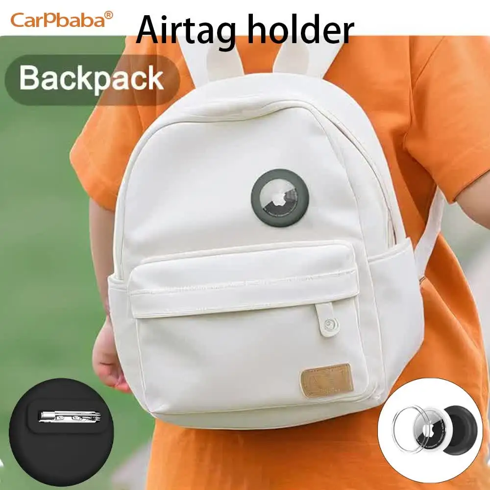 Full Cover Cases With Safety Pins For Apple Airtag GPS Tracker 360 Degree Case Waterproof Shell For Kid Elderly Luggage Clothing