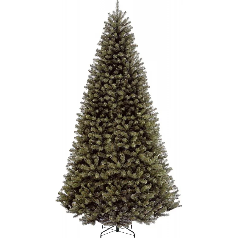 Artificial Full Christmas Tree, Green, North Valley Spruce, Includes Stand, 9 Feet