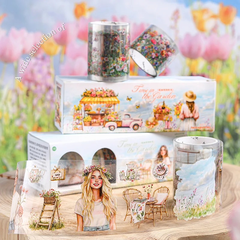 2Style 2Boxes/bag Garden Landscaping Kit Tape Creative Handbook DIY Scrapbook Calendar Picture Book