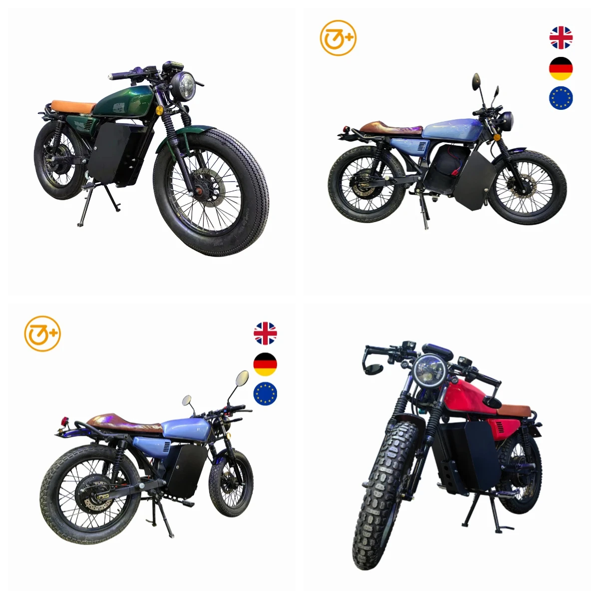 

STROVAN 2023 New Design 2000W 72V 30AH 3.00-18 Tubeless Tyre Tires High Speed 70km/h Electric Motorcycles for Adults