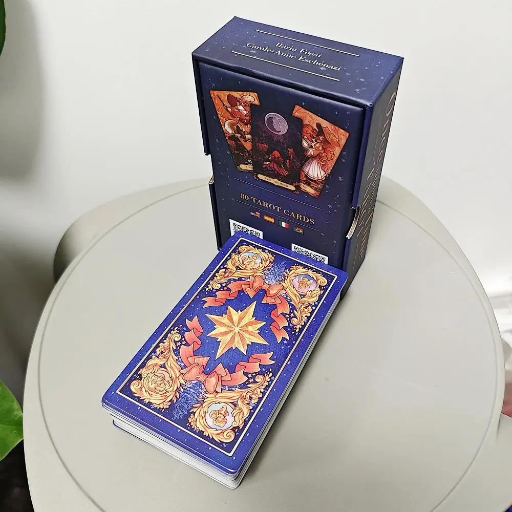 Once Upon A Time Tarot Deck 80 Pcs Tarot Cards (with 2 Special Cards) 12*7cm In Rigid Box