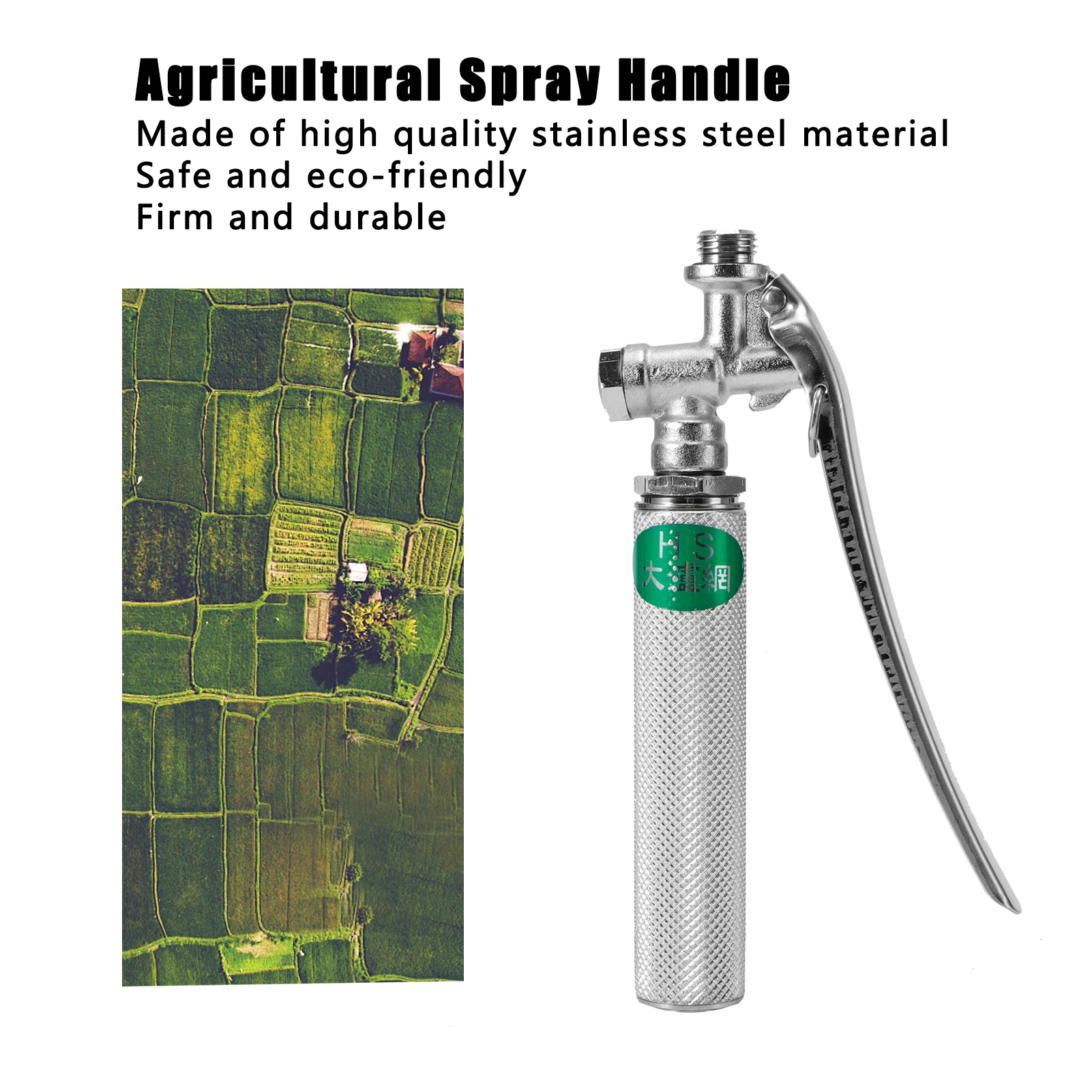 2 Inch Stainless Steel Backpack Type Agricultural Sprayer Handle High Pressure Spray Handle With Built-In Filter Switch Garden