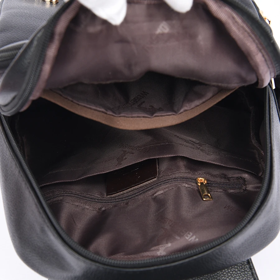 College Women Backpack Designer Soft Leather Vintage Packbag Female Travel Back Pack School Bags for Teenage Girls Shoulder Bag