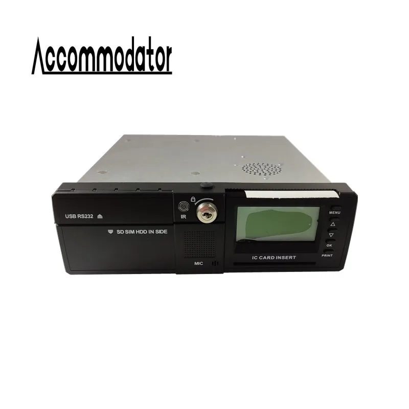 Accommodator 1080P Hohe Qualität Fabrik H.265 4CH SD Festplatte Auto MDVR mit 4G GPS Fahrzeug Video Terminal fahren Aufnahme