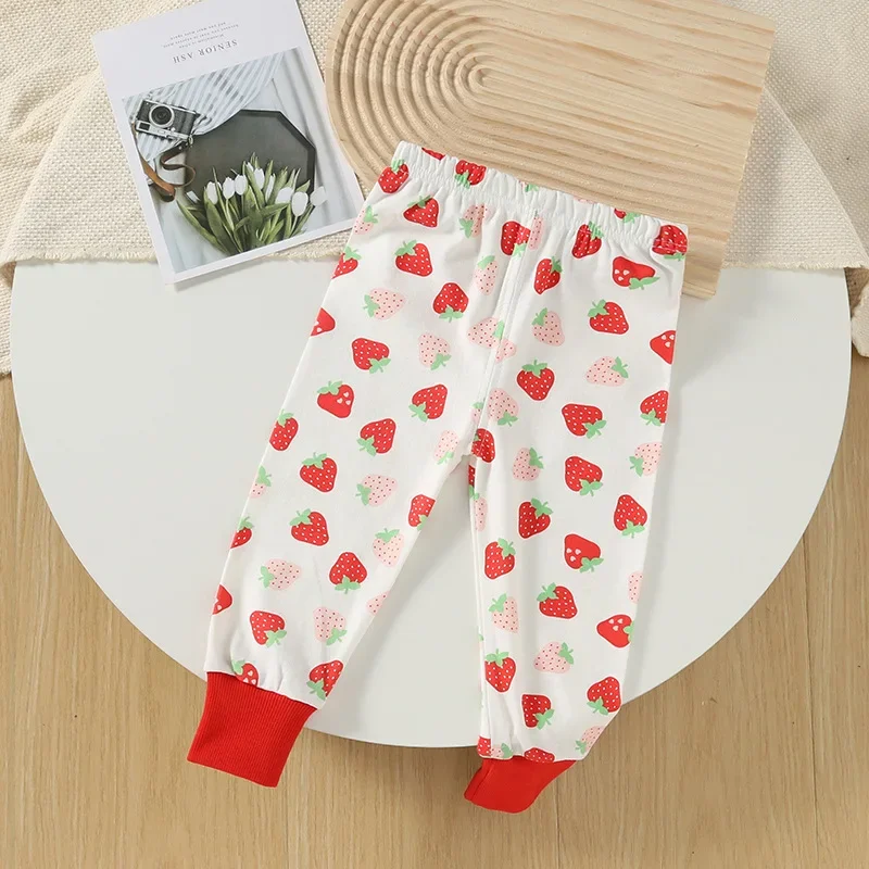 Children's underwear long cotton boys and girls autumn and winter baby pajama pants home leggings