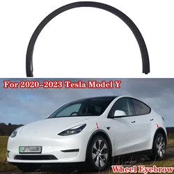 For Tesla Model Y 2020-2023 Front Rear Wheel Eyebrow Molding Fender Decoration Protective Cover Car Accessories