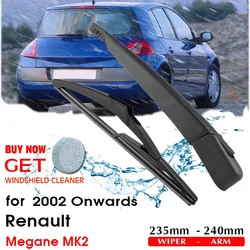 BROSHOO Car Rear Wiper Blades Back Windscreen Wiper Arm For Renault Megane MK2 (2002 Onwards) 235mm,Windshield Auto Styling