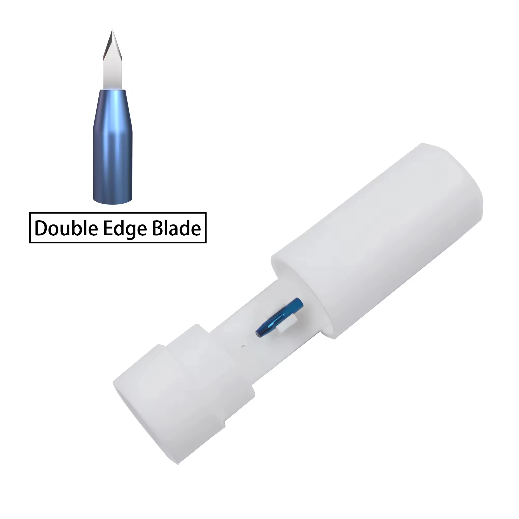 0.8mm-1.5mm FUE Hair Transplant Blade Pen Double Edge Sapphire Blade Extraction Planting Hair Eyebrows Tool