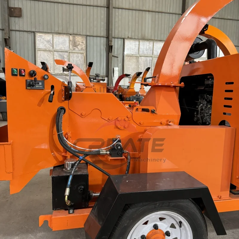 【2026】حار بيع آلة تقطيع أوراق النخيل D-الديزل كسارة الخشب سجلات التقطيع آلة تقطيع الخشب فرع شجرة التقطيع