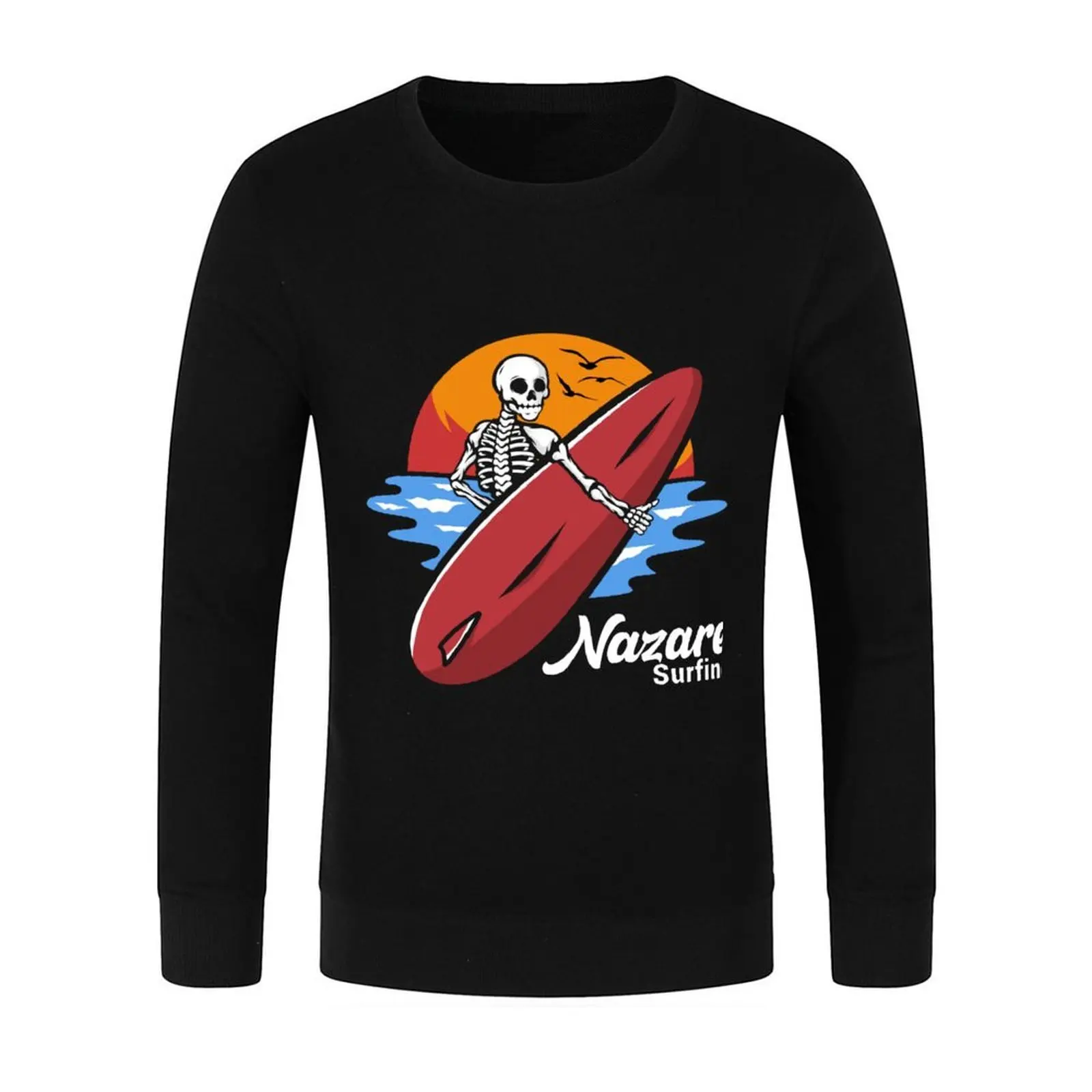 Nazare Surfing البرتغال هدية البلوز النمط الياباني رياضية الرجال معطف الخريف البلوز