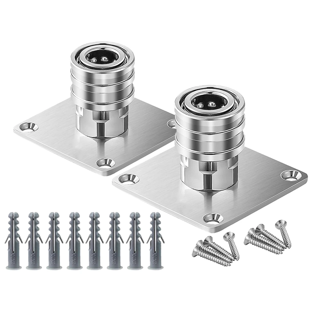 

2 Pieces Pressure Washer ganizer Wall Mount Rack Holder Fits Various Models High Machine Accessories Sturdy Design Easy Install