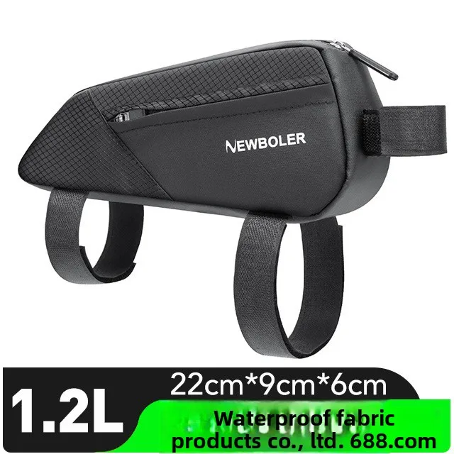 

Large-Capacity Waterproof Bike Frame Bag - Ultralight Reflective Front Top Tube Cycling Pannier Accessories