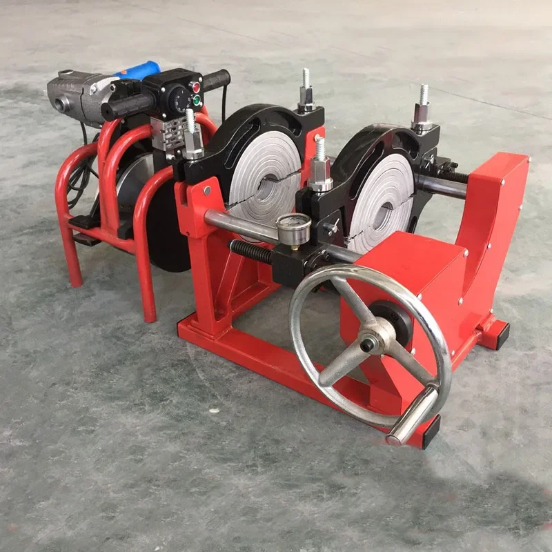 Indoor 220V Screw Style Pipe Fusion Welder Tool For 63-200mm PPR PB PVDF HDPE Butt Fusion Tube Welding Machine