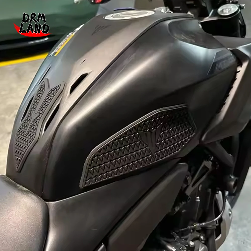 MT07 Accessory Protection Motorcycle Accessories Side Fuel Tank Pad Protector Sticker Decal Gas Knee Grip For Yamaha MT 07 2025