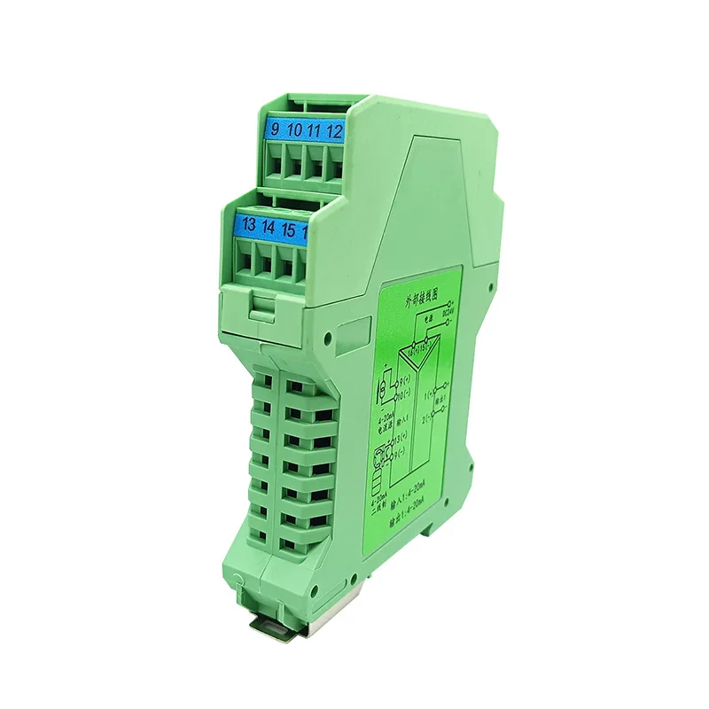 

DC signal isolator, current transmitter 4-20mA to 4-20mA analog PLC control current isolation