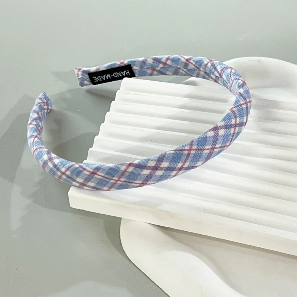 Обруч для волос в клетку для девушек