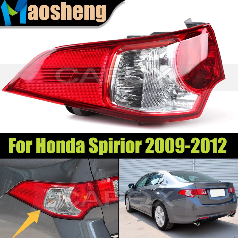 Rear Bumper Outside Taillight Taillamp For Honda Spirior 2009-2012 Rear Bumper Tail light Tail lamp Brake Stop Reverse Lamp
