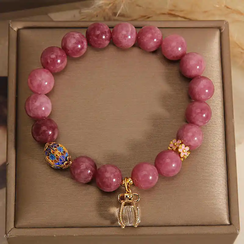 

Pink Crystal Bracelet For Women, Gift Charm Strings, Gifts For Girlfriends And Girlfriends