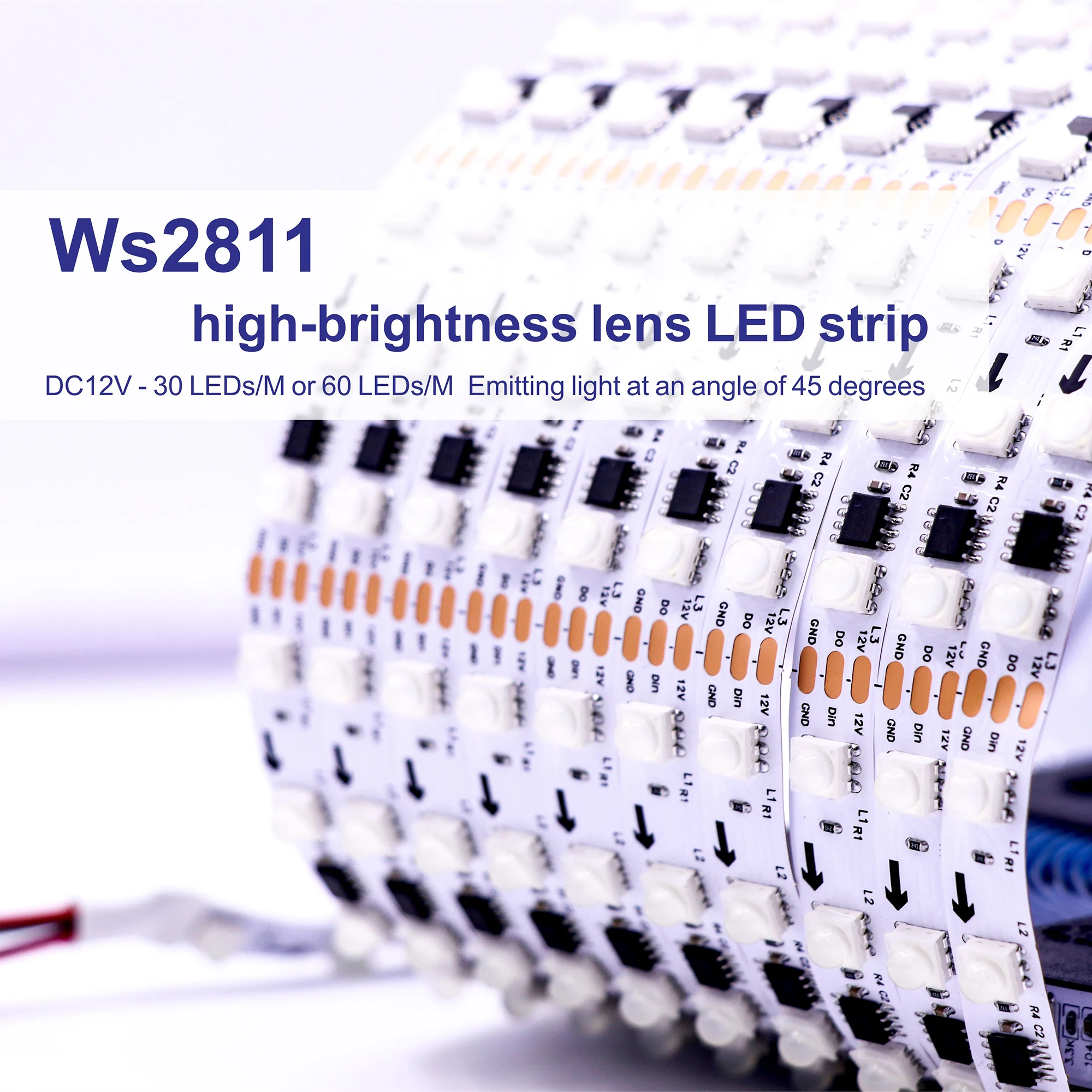 fita-de-led-rgb-dc12v-ws2811-ws2812-sm16703-5050-60-leds-m-20-pixels-45-°-lente-de-alta-luminosidade-enderecavel-com-luz-de-cor-de-sonho-ip30-para