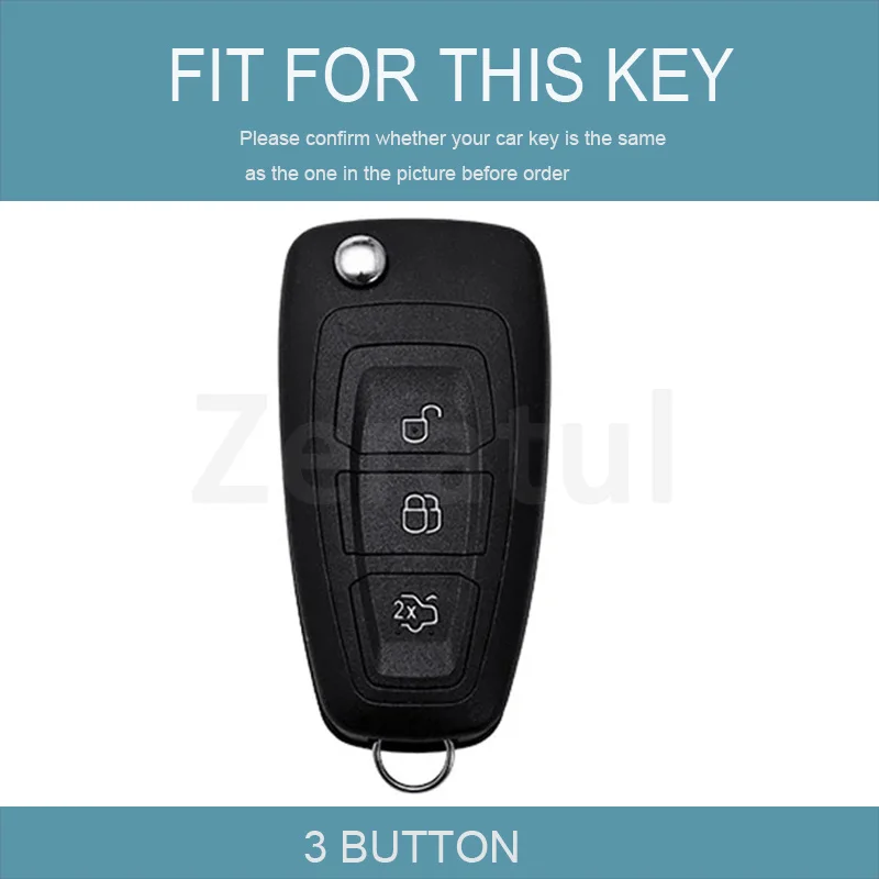 Auto Shell Accessories Car Remote Key Fob Cover Case for Ford Galaxy Mondeo Transit Tourneo Custom Ranger C-Max S-Max Focus MK3