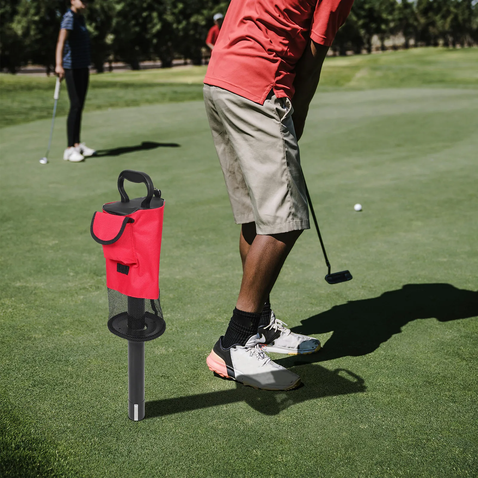 

Golf Ball Picker Upper Tube Portable Lightweight Nylon Plastic Retriever for Practice Range Course Efficient Ball Collection