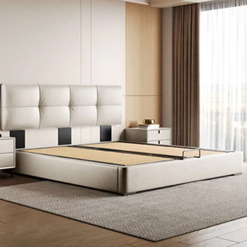 

Floor Beauty Bed Full Modern Human Dog Modern Bedroom Children Bed Double Headboards Letto Matrimoniale Lounge Suite Furniture