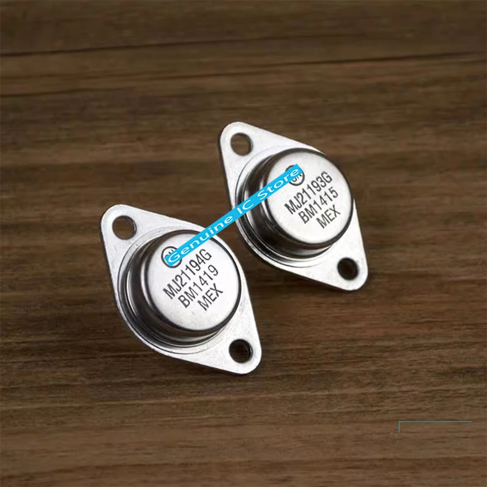 MJ21193G MJ21194G MJ21193 MJ21194 TO-3 gold sealed audio power amplifier (1 pair ) New Original Genuine Ic