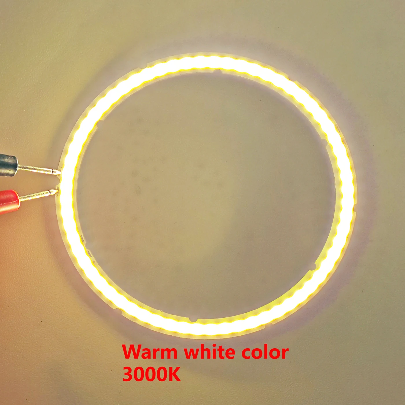SUMBULBS Angel Eyes COB Light Source Ring LED Chip 2W-12W 12V DC Annual Shape 20mm-120mm for DIY Car Bulb Cold Warm White image 5