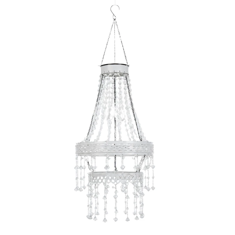 Outdoor Solar Porch Lamp with Chandelier Form and Gentle Light best sale